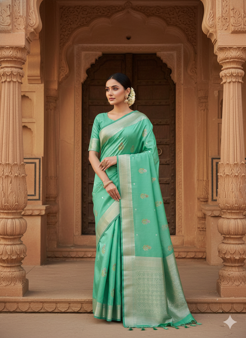 Pure Organza Silk Saree